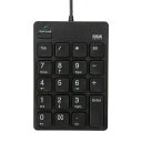サンワサプライUSBテンキー(TYPE-Cコネクタ・USB2.0ハブ付き)NT-18CUHBK(2)