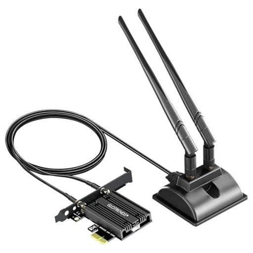 GLOTRENDS Wi-Fi 5 PCIe 無線lanカード Bluetooth 4.2 内蔵の Intel 7265モジュール 対応 OS は Windows 11/10/7/Linux(Mac OS/Windows XPは非対応)2