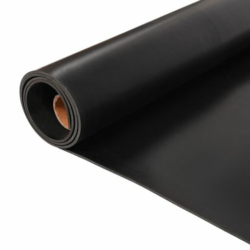 Tcatec天然ゴムシート長さ300cmx幅150cm厚さ3mmゴムマットシート滑り止め工場工事現場ラバーシートロー..