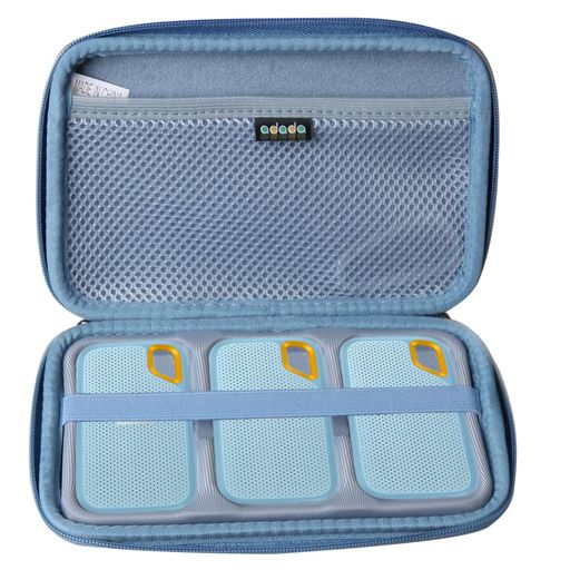 Adada-ハードトラベル収納キャリングケース Sandisk SSD 外付け 500GB 1TB 2TB 4TB専用保護旅行収納キャリングケース-Adada 耐久性と長持ちする性能を提供するプレミアムハードEVA製です。 柔らかい内部は製品の損傷を減らすことができるので、安心して安心して使用することができます 素材:EVA.内寸:16.3*9.9*1.8cm 販売はケースのみです(機器と付属品は別売りです)