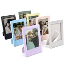 HIYQINチェキミニフォトフレーム、富士フイルムinstax/Polaroidとの互換性があり7パックチェキ用フォトフレームセット小型フォトフレーム3インチミ...