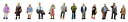 トミーテック(TOMYTEC)情景コレクションザ・人間116-2歩く人々2ジオラマ用品(3)