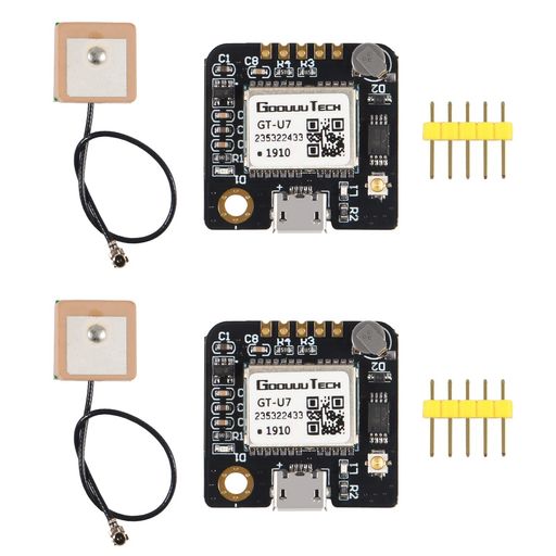 AITRIP GT-U7 GPSモジュールナビゲーション衛星測位2個 NEO-6M 51 MCU STM32 高感度 低消費電力 高精度ポジショニング 車両に適しています