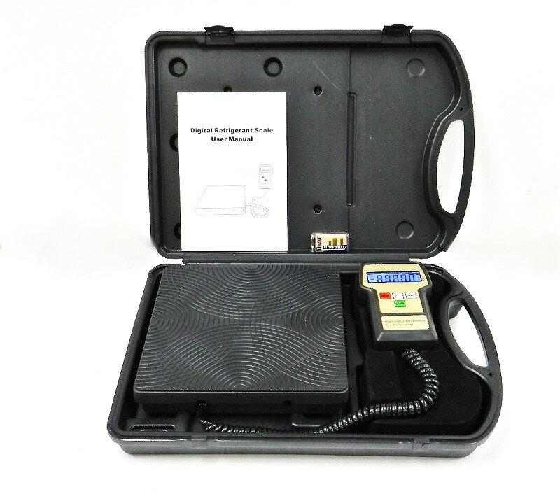 高性能 デジタル チャージングスケール 測定範囲 0〜70kg エアコン冷媒ガス計量器 隔測式 風袋引き