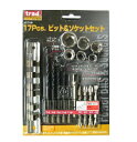 trad 電動ドライバー用 ビット&ソケットセット #DT4B 17pcs