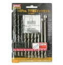 trad 木工用 下穴錐&ビットセット #DT4C 10pcs