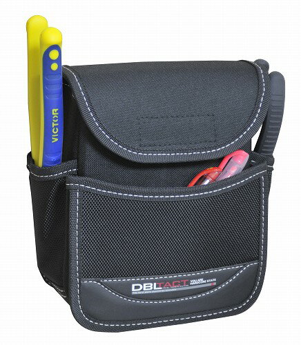 Rakuten - DBLTACT 腰袋 2段 ふた付き DT-22-BK