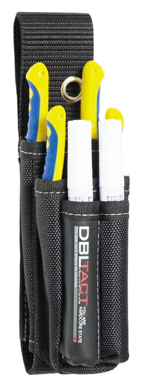 Rakuten - DBLTACT スリム ペンチケース 2段 マーカー差付き　DT-TS-33 工具差し ツールサック