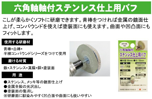 H&H 6.35mm ϻ�Ѽ����դ� �롼���� ���ƥ�쥹 �ž夲 ���� �Х� (����50mm 75mm) HTY6-50 HTY6-75