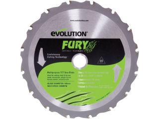 鉄材・アルミ・木材・プラスチックなど切断 適合機種:190mm万能切断マルノコFURY1用 メーカー：Evolution Power Tools Ltd