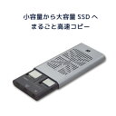 【5/1 P2倍 最大2千円OFF】USB3.2 Gen2x2 M.2 SSDケース（クローン機能搭載 NVMe 2台用）RS-ECM2-U32CA HDD ケース USB3.2 Gen2x2 20Gbps 対応 1600MB/s 冷却FAN 放熱シート SSD M.2 ケース 冷却