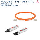 【10/27 9:59迄 P2倍 最大2千円OFF】AUDIOSTATION製 オプティカルアイソレーションシステム SFPモジュール、ケーブルセット OPT-MLT A-SET/20.0m