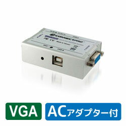【10/14 20時〜 P2倍 最大2千円OFF】CONNECT PRO製 VGA EDID信号 保持器（電源アダプタ、VGAケーブル付属） VGA-EDID-WAC
