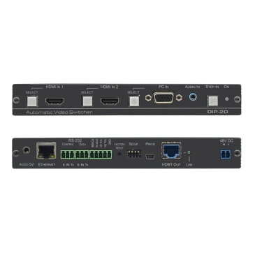 【6/20 10%クーポン、6/21〜最大2000円クーポン&P2倍】KRAMER クレイマー製 3入力オートスイッチャー(HDBaseT出力) DIP-20