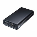 【5/3～6 P2倍 最大300円OFF】サンワサプライ BTL-RDC16 モバイルバッテリー 大容量 20000mAh 72Wh AC65W モバイルバッテリー コンセント AC出力対応 モバイルバッテリー AC出力 ノートパソコン USB充電 飛行機持ち込み可能 ポータブル電源 コンセント PSE