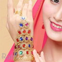 ベリーダンス ブレスレット ベリーダンスアイテム ベリーダンスアーム 指輪 腕飾りアラビア アクセサリー 腕飾り 2点セット kz067z