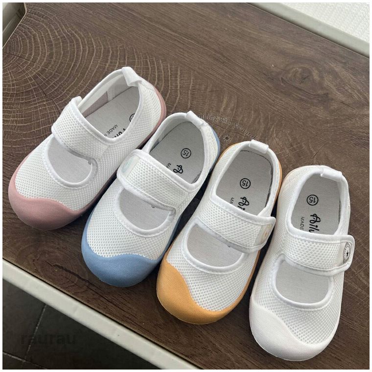 上履き 子供 うわばき 男の子 女の子 キッズ シューズ ホワイト 14cm-19cm メッシ...