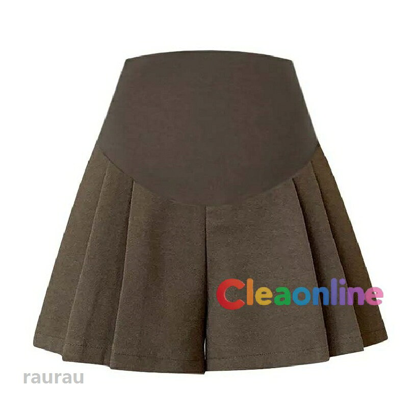 らうる 楽天市場店の冬 秋冬 冬用 秋 厚手 マタニティ ショートパンツ マタニティ レディース ショート丈 アジャスター付き 妊婦 短パン ワイドショートパンツ ショパン ワイドパンツ マタニティウェア ボトムス リラックス ショーパン 着痩せ Aライン マタニティパンツ｜アングル2
