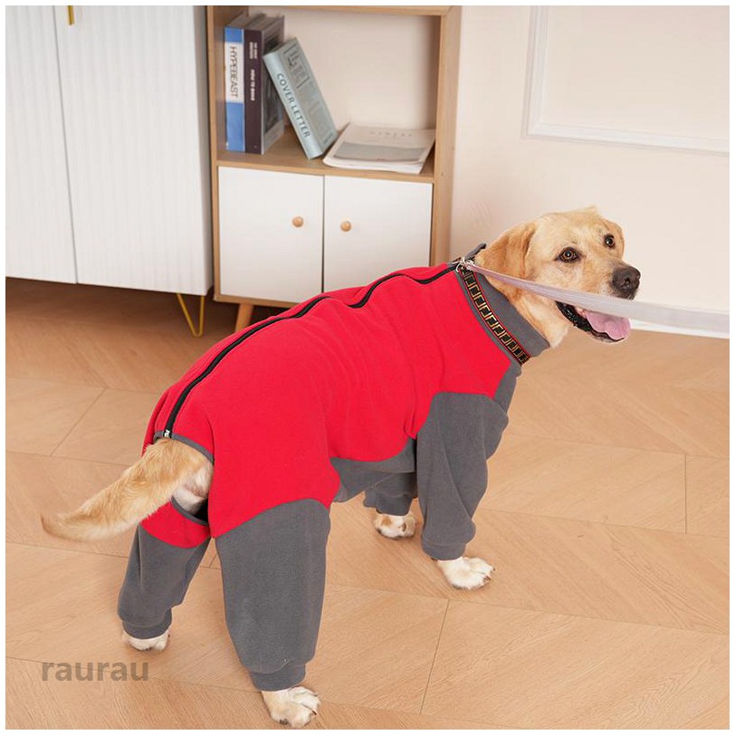 アウ カジュアル フリース 冬服 秋服 ペット かわいい 犬 中型犬 防寒着 リード取り付け可能 ゴールデンレトリバー 4本足服 犬用 送料無料【5-10営業日以内に発送】大型 犬用 4本足服 ゴールデメーカー希望小売価格はメーカーカタログに基づいて掲載しています