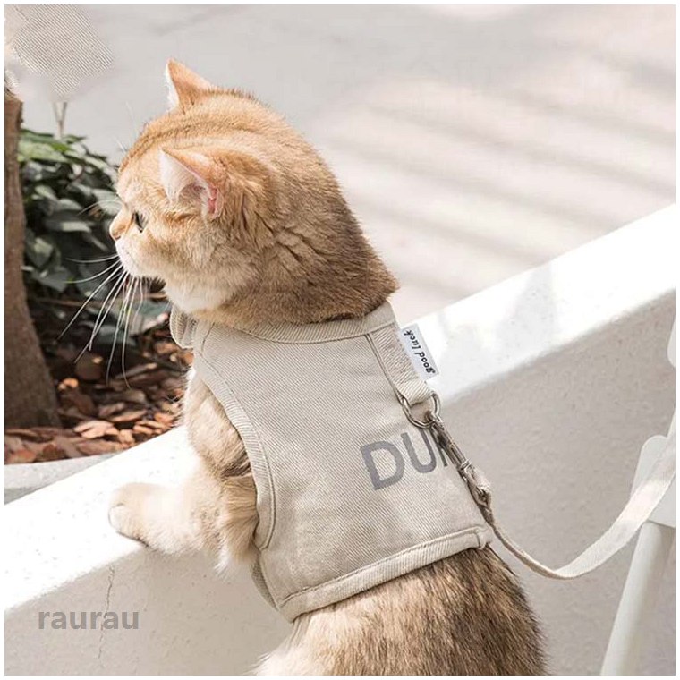 キャ ネコ 猫用 猫ハーネス 調節可能 歩行補助 散歩 超軽量 胴輪 ペット用品 首輪 ...