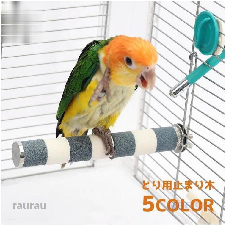 ケージスタンド スタンドロッド 簡単設置 ケージ用 洗える インコ オウム 小鳥 ペット用品 足場 爪磨き 爪とぎ 爪とぎパーチ