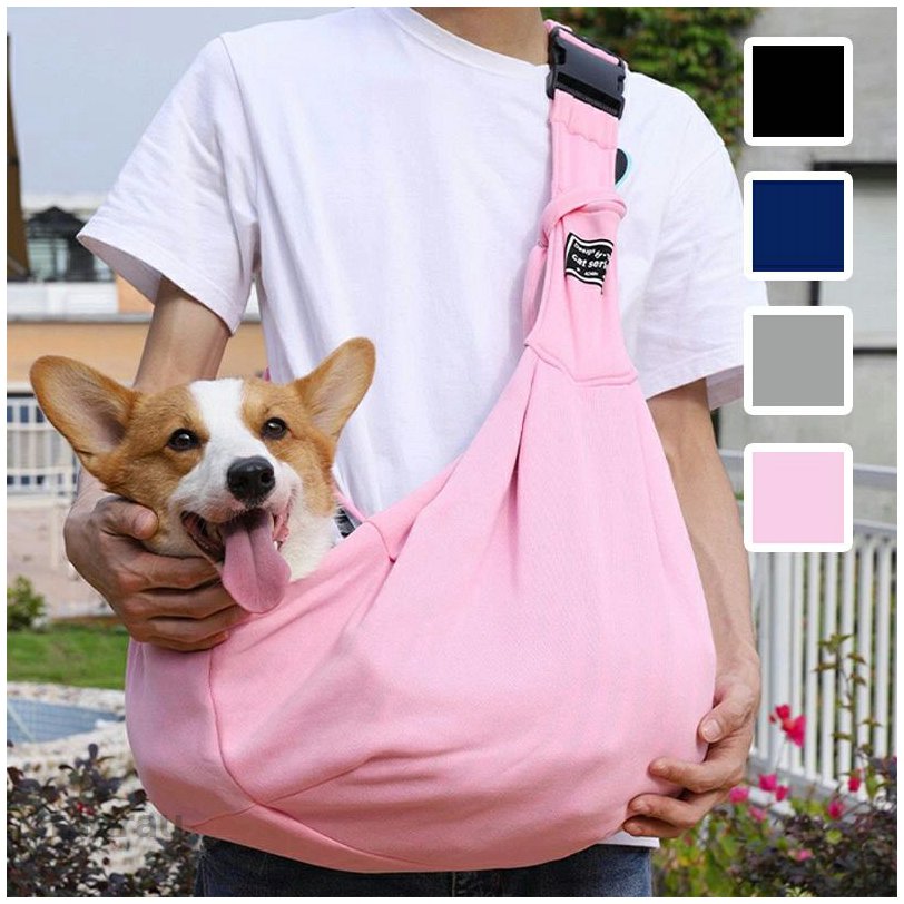 Harness Leash - 首輪 リード 抱っこひも 猫用 犬用 フリース スリングベルト ペットバック ショルダーバッグ キャリーバック 抱っこ紐 犬 10kg