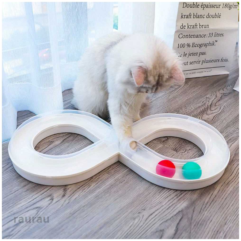 Ball - ストレス解消 運動不足 知育玩具 ぐるぐるタワー ゃらし玉遊び ねこ ボール 遊ぶ盤 ペット用品 回転ボール