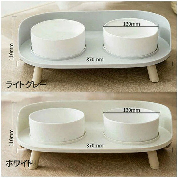 テ スタンド 食器スタンド フードボウルスタンド 食器台 猫用 犬用 フードボウル やさしい高さのある食器台 食器台 3Color 猫 犬 [3]