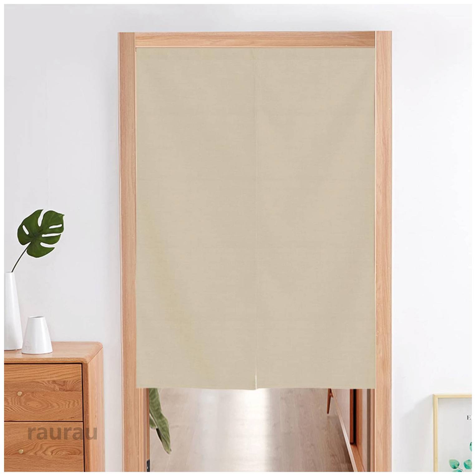 のれん 暖簾 幅85cm 丈90cm 70cm*100cm ツートーン 目隠し ロング キッチン オフホ...
