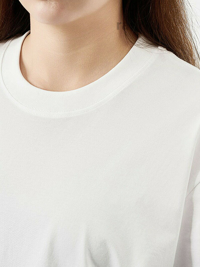 クルーネック半袖Tシャツ レディース リエディ 春 夏 リエディトップス Tシャツ カットソー 半袖 綿100％ コットン Uネック シンプル 上品 レディースオフィスカジュアル 通勤 インナー 春夏 クルーネック raurau-10028312 らうる 楽天市場店 サンプル画像2