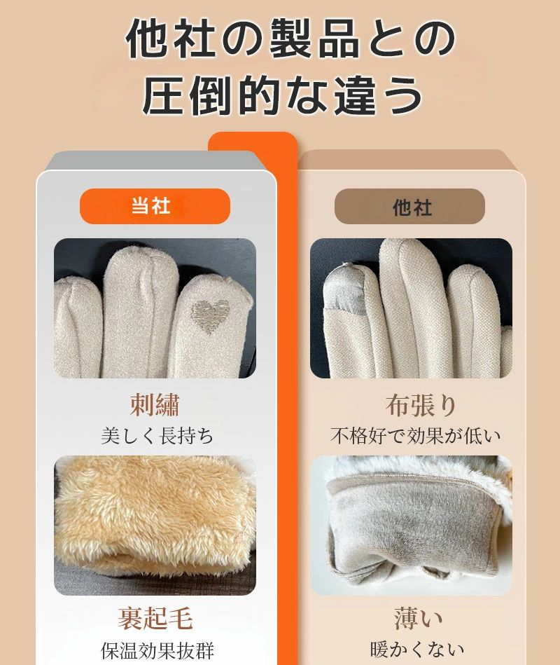 レディース手袋 暖かい てぶくろ グローブ タッチパ対応 猫 リボン結び スマホ対応...
