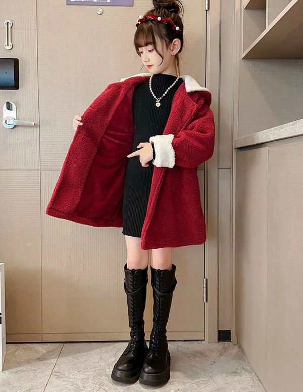 中綿コート 女の子 ジャケット 子供服 ウサギ耳フード付き もこもこ ショート丈 冬...