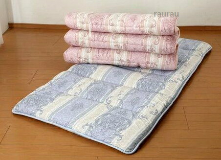 Wool - 来客) コンパクト 六つ折り 軽量 敷布団 寝具 シングル
