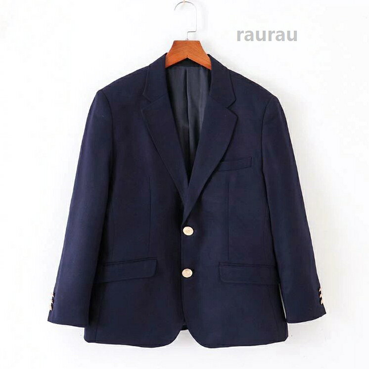 らうる 楽天市場店のスク 男子高生 メンズ スクールウエア 男子制服 アウター 2つボタン トップス 学生服 ブレザー スクール 男子用ジャケット 制服｜アングル3