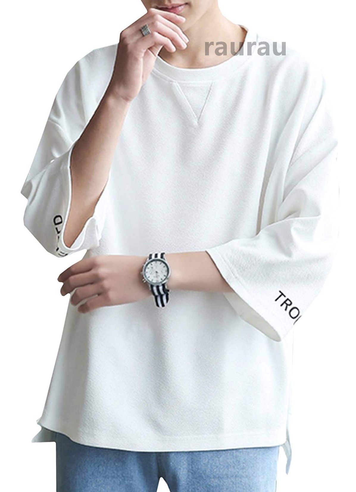 夏服 tシャツ 半袖tシャツ ス 軽い 無地 メンズ おしゃれ カットソー カジュアル 無地 七分袖 メンズ メンズ 柔らかい