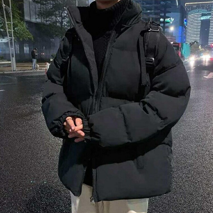 防寒着 防風 撥水 軽量 厚手 ボリューム ハイネック 暖かい 中綿ジャケット ダウンジャケット 中綿入り 冬服 メンズ アウター