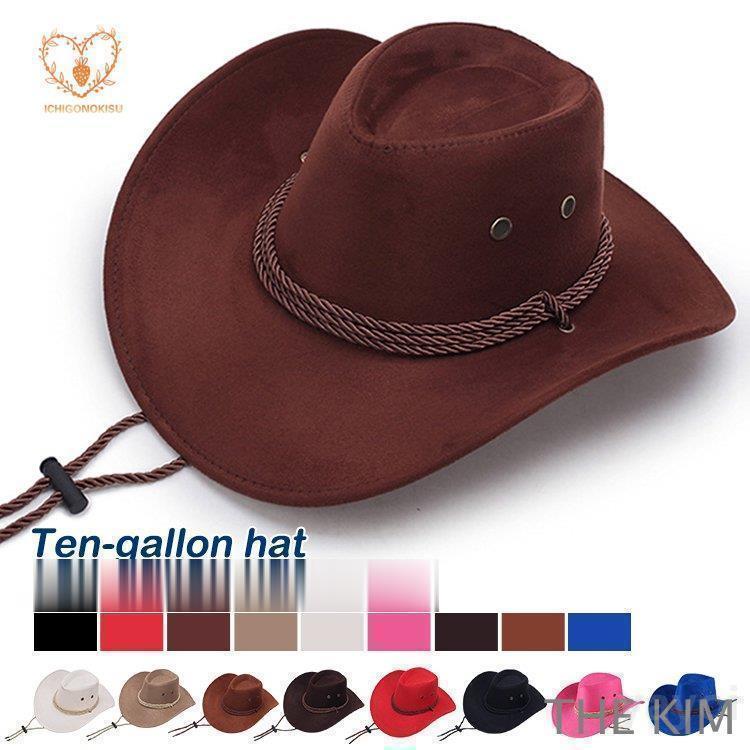 テンガロンハット つば広 メンズ レザー 帽子 キャップ UVカット かっこいい カウボーイハット フェイ..