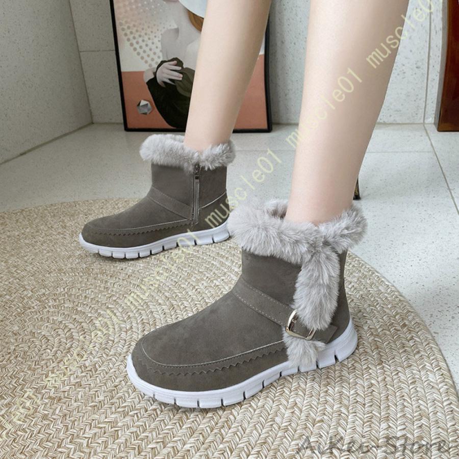 スノーブーツ レディース 防滑 スキーブーツ ウィンターブーツ 防寒 防水 軽量 冬用ブーツ カジュアル ..