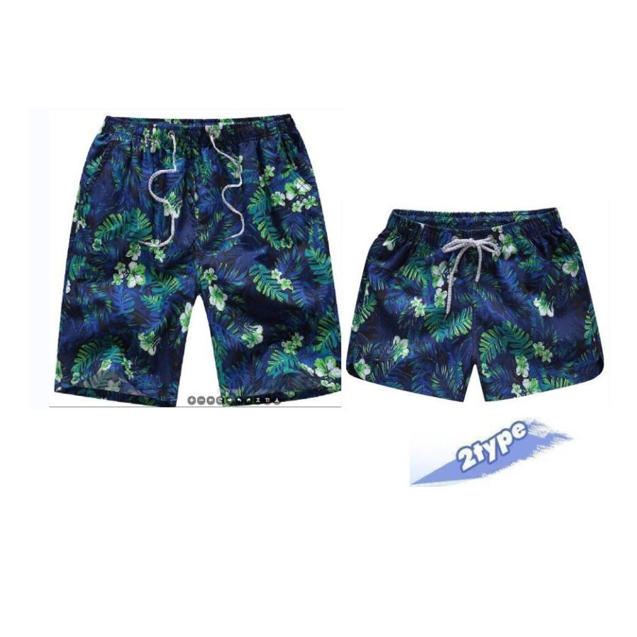 ショートパンツ 水着 サーフパンツ メンズ レディース ハーフパンツ ビーチ 吸汗速乾 ペア水着 花柄 カップル 水陸両用 海パン 大きいサイズ