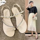 サンダル レディース ローヒール 楽ちん 美脚 夏サンダル フラットヒール 靴 ミュールサンダル 疲れない 痛くない ストラップ 履きやすい ビーチサンダル