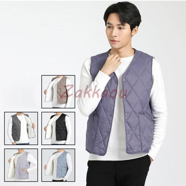 ダウンベスト メンズ ライト 軽量 中綿ベスト ジレベスト ダウンコート ジャンパー 秋冬 ダウンジャケット 防風防寒 防寒着 男性用ベスト