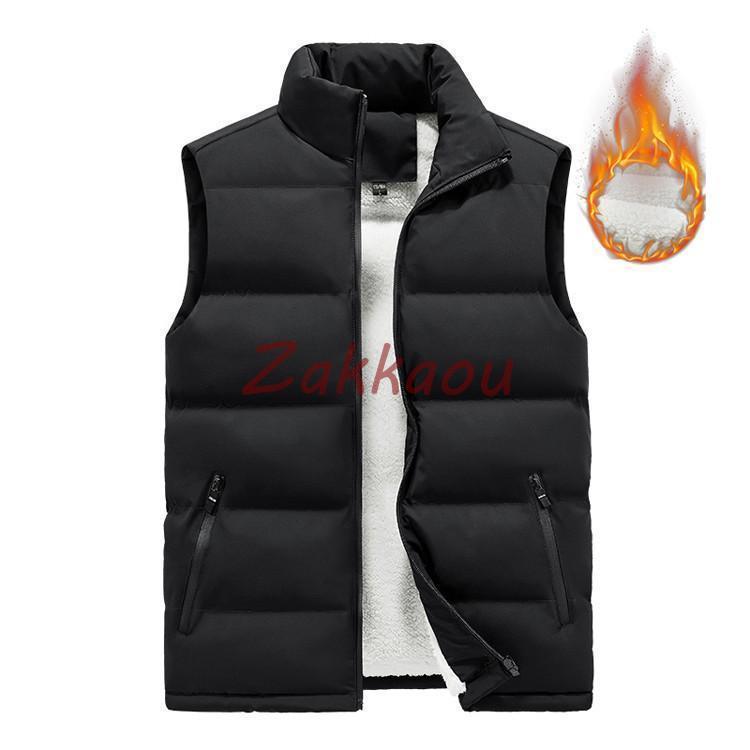 ダウンベスト メンズ ライト 軽量 中綿ベスト　ジレベスト　ダウンコート ジャンパー 秋冬 ダウンジャケット　防風防寒　防寒着　男性用ベスト(4)