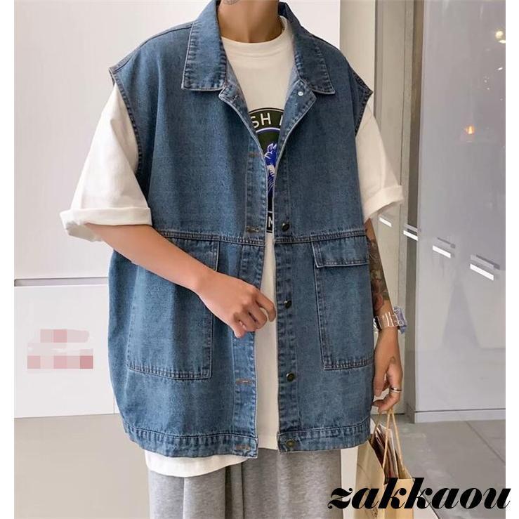ベスト メンズ デニム ジレベスト ジャケット ノースリーブ 春 秋 カジュアル 秋服★素材：コットン★サイズ：S：バスト120　着丈68　肩幅54M：バスト124　着丈70　肩幅56L：バスト128　着丈72　肩幅58XL：バスト132　...