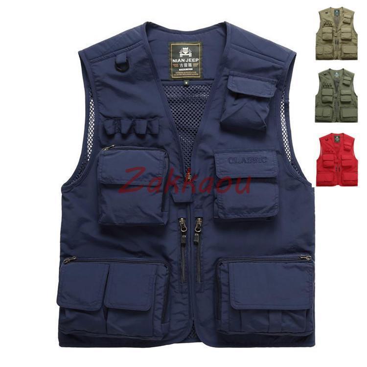 フィッシングベスト メンズベスト お釣り メッシュ アウトドア トップス 多機能ベスト お釣りベスト アウトドア 登山 渓流 新作
