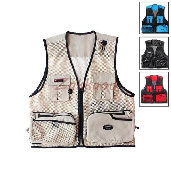 フィッシングベスト メンズベスト お釣り メッシュ アウトドア トップス 多機能ベスト お釣りベスト アウトドア 登山 渓流 新作
