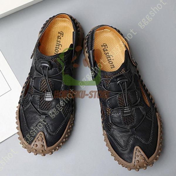 サンダル ビジネス メンズ 夏用サンダル ドライバーシューズ マジックテープ オフィスサンダル ファッ..