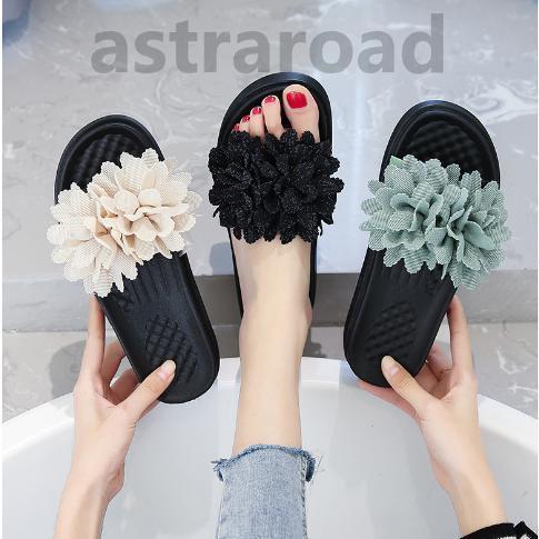 サンダル レディース ビーサン 厚底 ミュール スリッパ サマーサンダル 厚底サンダル 花柄 ビーチサン..