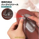 靴擦れ防止 鼻緒クッション 鼻緒カバー ハーフインソール 2枚セット 1足分 ゲル ビーチサンダル トングサンダル 滑り止め つま先パッド クリア 靴 夏
