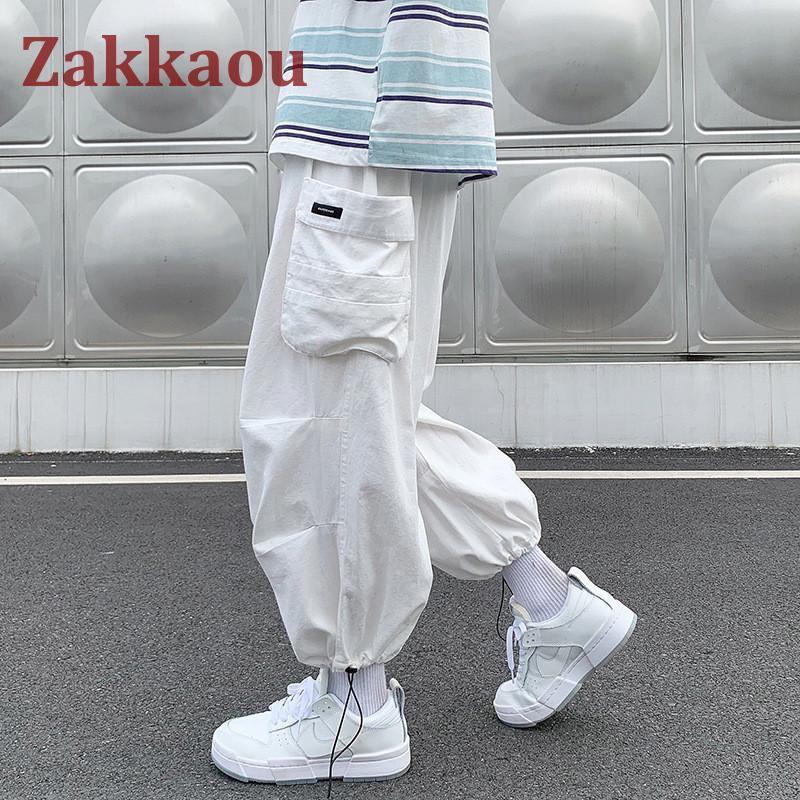 カーゴパンツ メンズ ワイドパンツ ルーズシルエット ミリタリーパンツ 薄手 太め ゆったり ポケット ボトムス ズボン 学生 高校生 アウトドア