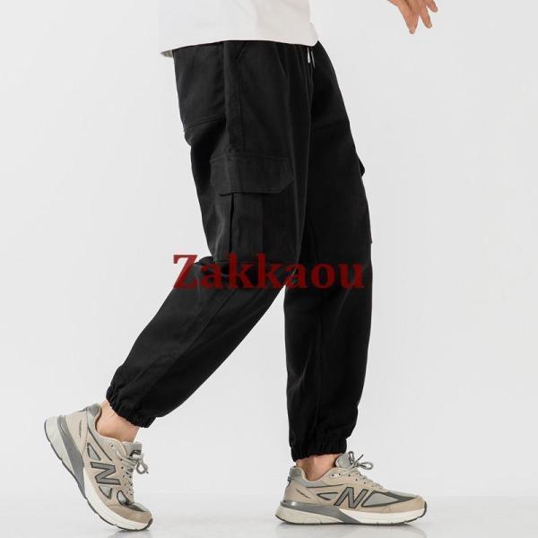 カーゴパンツ メンズ ボトムス ズボン ミリタリー ロング ゆったり 作業服 カジュアル おしゃれ ワークパンツ アウトドア ワイト 父の日